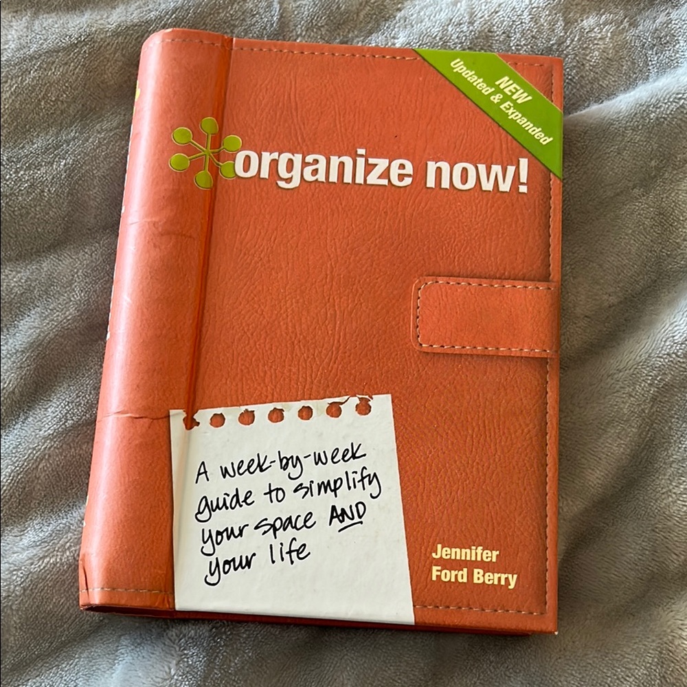 Organize Now! Orange Planner by